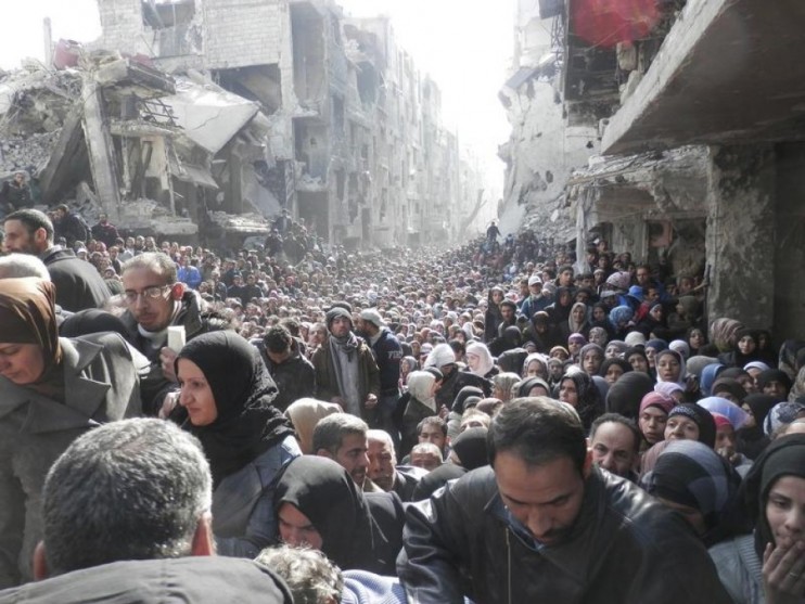 Syrians in Yarmouk