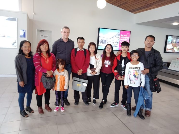 Chin family arrive in Coffs Harbour