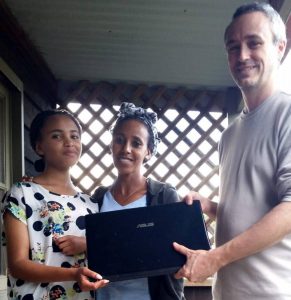 Computer donations for former refugees